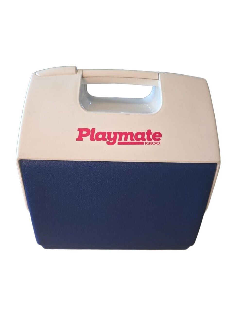 Igloo Little Playmate Elite 7 Quart Blue/White Cooler Lunch Box Camping